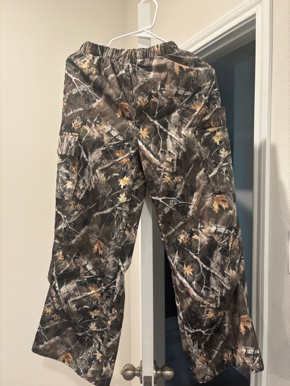 Kids Camo Cargo Sweatpants - Brown Camouflage